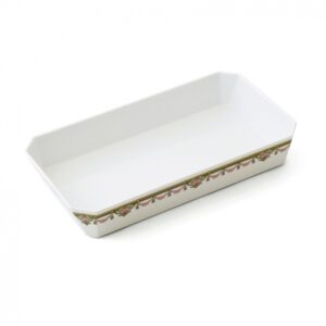 Plat mélamine pompadour - 260x142x45 mm