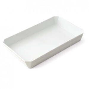 Plat mélamine blanc - 335x200x45 mm