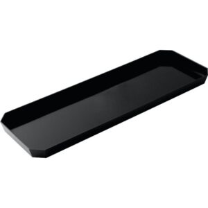 Plat mélamine noir - 560x190x33 mm