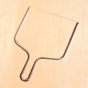 Lyre inox à foie gras & bûche de Noël - 120 mm