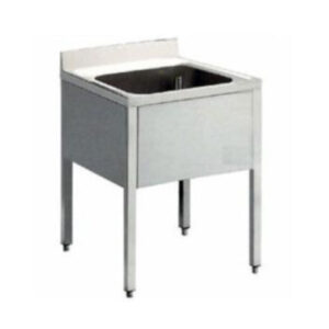 700x700x880 mm - 1 Cuve de 500x500x300 mm - Plonge sur pieds