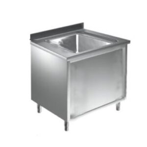 1200x700x880 mm - 1 Cuve de 1060x500x375 mm - Plonge sur meuble