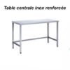 1800x700x880 mm - Table centrale en Inox renforcée