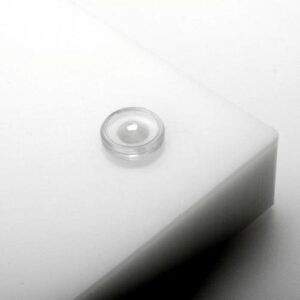 Planche poly HACCP 600x400x20 mm HD 500 sur patin - Blanc