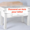 Dosseret bois pour billot - 1600x500