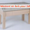 Piètement bois pour billot - 1500x500 mm