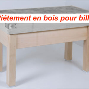 Piètement bois pour billot - 1800x600 mm