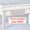 Tiroir bois pour billot - 600x500 mm