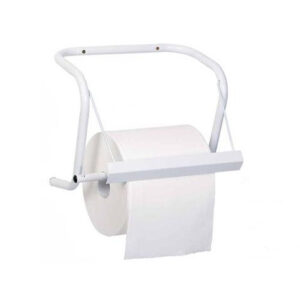 Dérouleur simple Laqué blanc mural pour papier - 350 mm