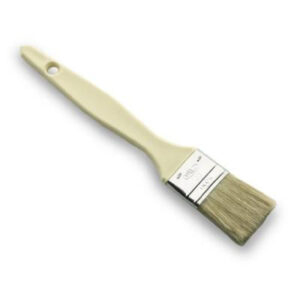 Pinceau pâtissier virole Inox manche plastique - 25 mm