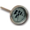 Thermomètre sonde - 0 / + 120°C - Cadran Ø 50 x 150 mm