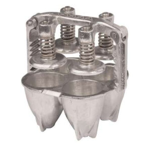 Moule Alu 4 Jambonneaux 560 ml - Ø 95x130 mm