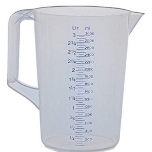 Pot plastique graduי - 3 L