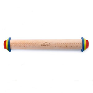 Rouleau א pגtisserie en hךtre avec anneaux - ״ 45 x 380 mm