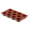 Moule en silicone Muffin 11 cavitיs - ״ 50x28 mm