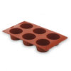 Moule en silicone Muffin 6 cavitיs - ״ 70x40 mm