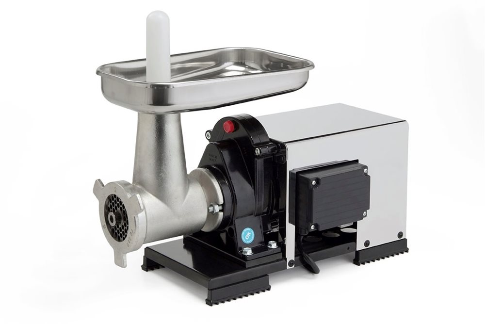 Hachoir monophasé simple coupe Type 22 corps court (Reber) - 1000 W 1 Hachoir monophasé simple coupe Type 22 corps court (Reber) - 1000 W