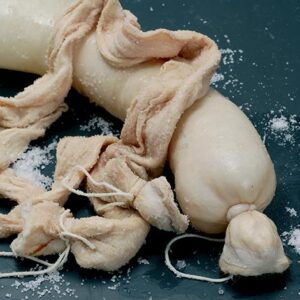 Porc origine - boyaux rosette et suivant au sel sec