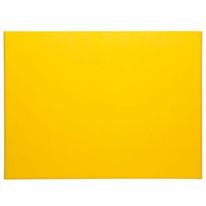Planche poly HACCP épaisseur 15 mm HD 500 au m² - Jaune
