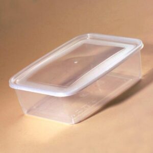 Barquette Chaleur couvercle séparé PP 500 g - 140x105x70 mm (x50)