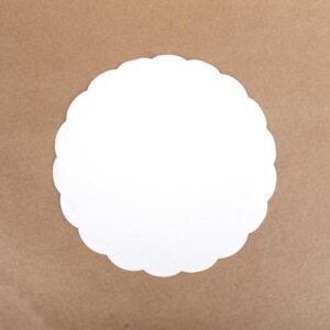 Rond cartonné festonné Ø 190 mm (x100)