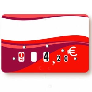 Etiquette : Evasion Boucherie neutre - 8x12 cm (avec roulettes)