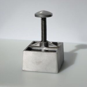 Steaker Alu forme carré - 88x95 mm