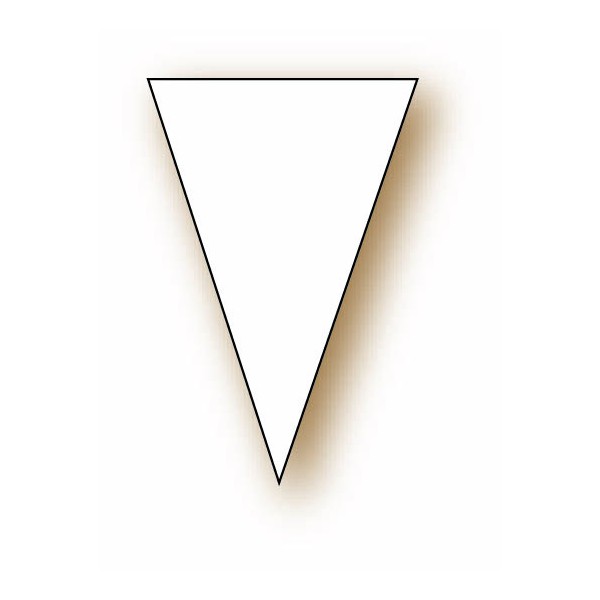 Etiquette : Triangle blanc - 6,5x4,5 cm (x100) 1 Etiquette : Triangle blanc - 6,5x4,5 cm (x100)